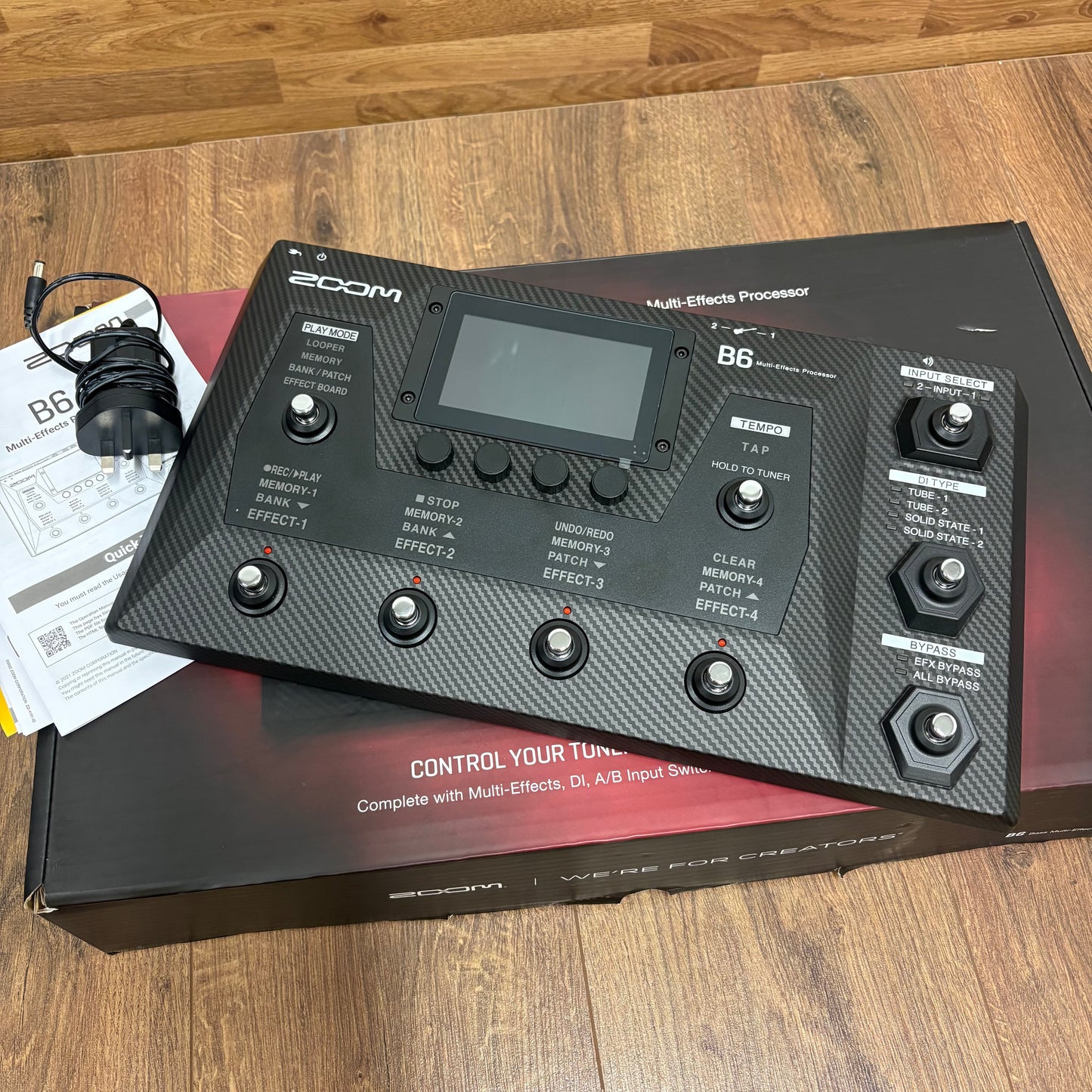 Pre-Owned Zoom B6 Bass Multi Effects Processor