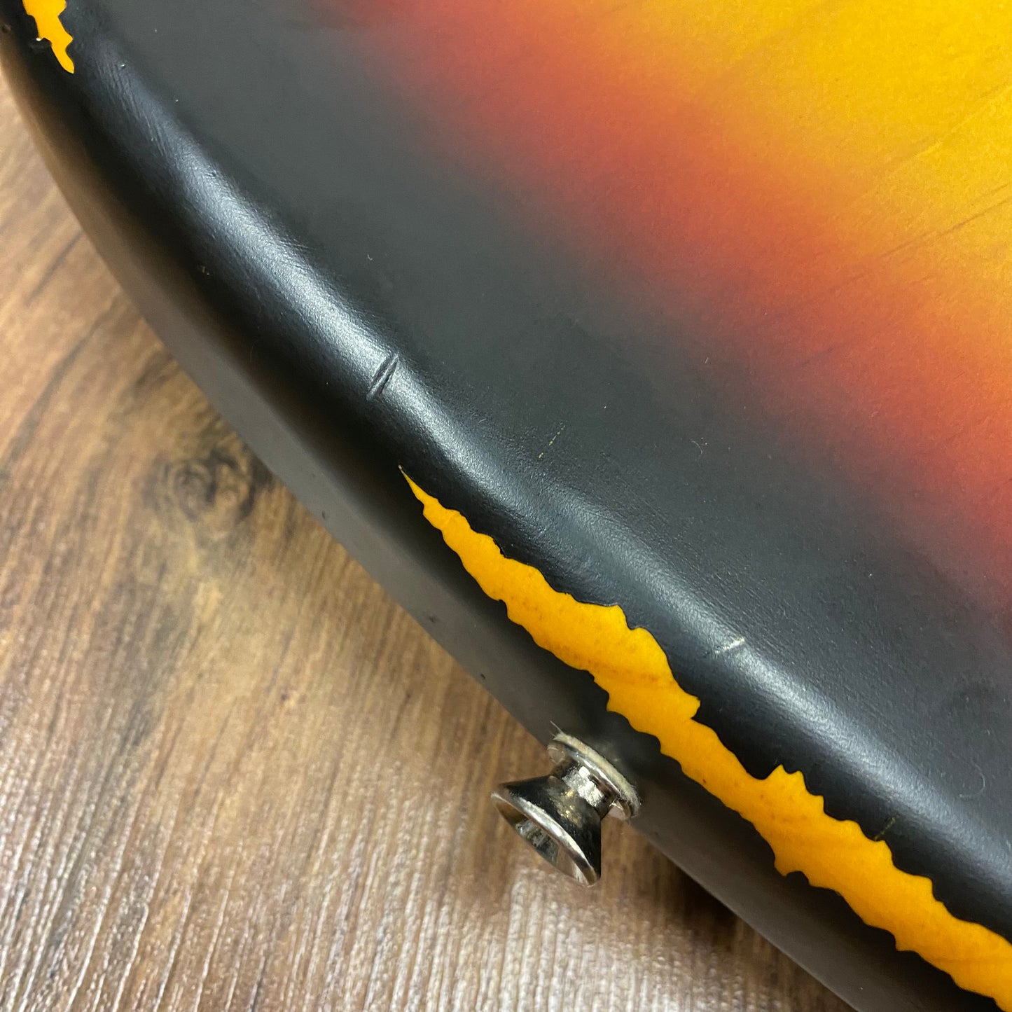 Pre-Owned Vintage V74MRJP Icon Fretless Bass - Distressed Sunset Sunburst