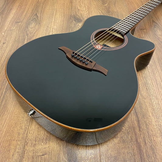 Pre-Owned LAG Guitars Tramontane 118 T118ASCE-BLK Electro-Acoustic - Black