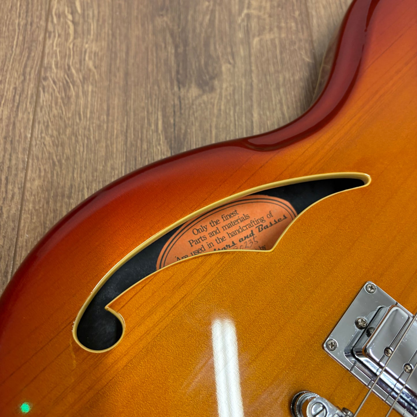 Pre-Owned Italia Rimini - Cherry Sunburst