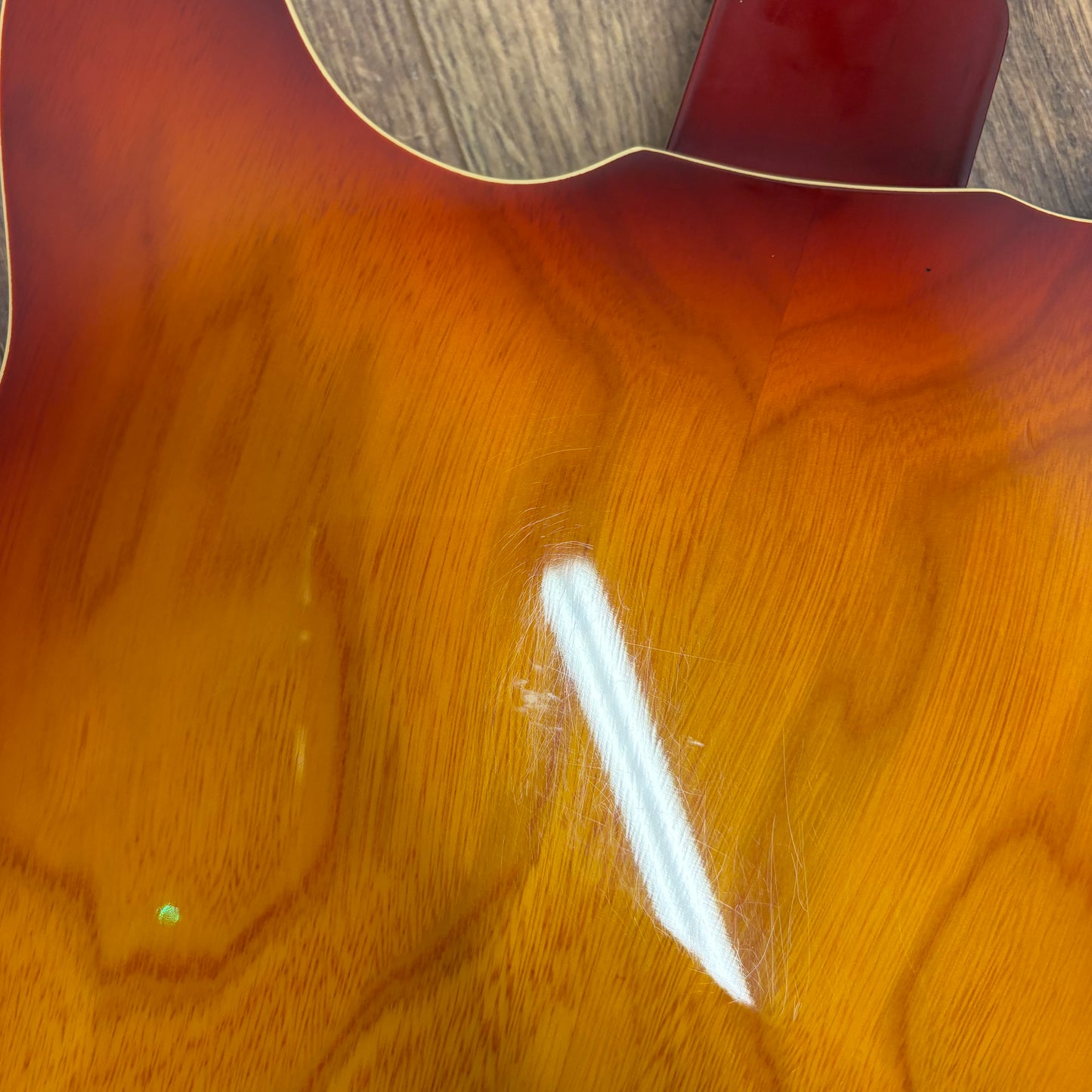 Pre-Owned Italia Rimini - Cherry Sunburst