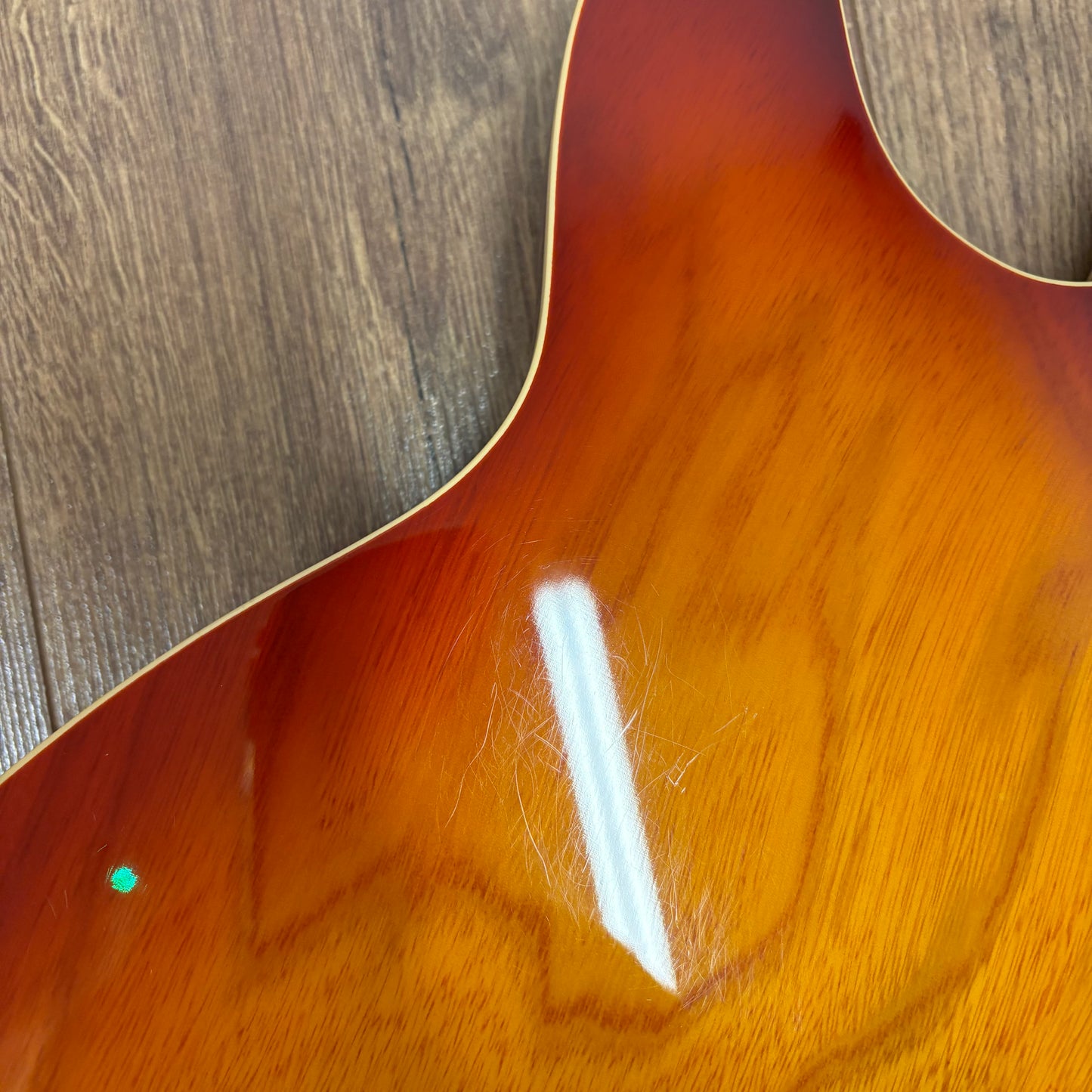 Pre-Owned Italia Rimini - Cherry Sunburst