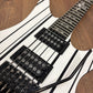 Pre-Owned Schecter Synyster Gates Standard - White & Black Pinstripes