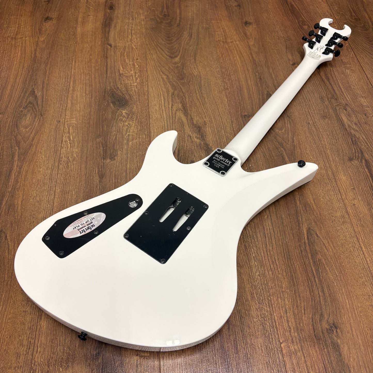 Pre-Owned Schecter Synyster Gates Standard - White & Black Pinstripes