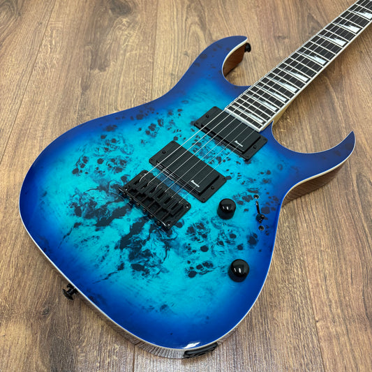 Pre-Owned Ibanez GRGR221PA-AQB GIO - Aqua Burst