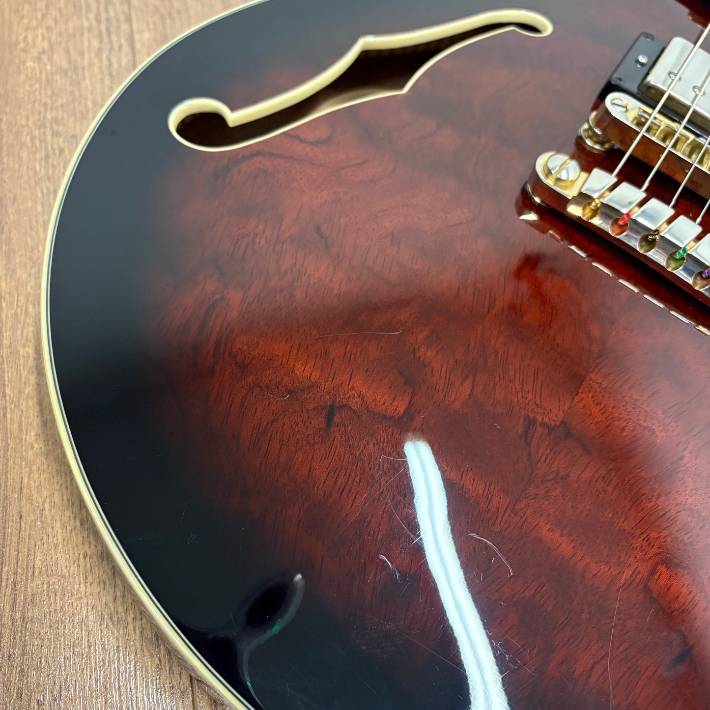 Pre-Owned Ibanez Artstar AM153-DBS - Dark Brown Sunburst