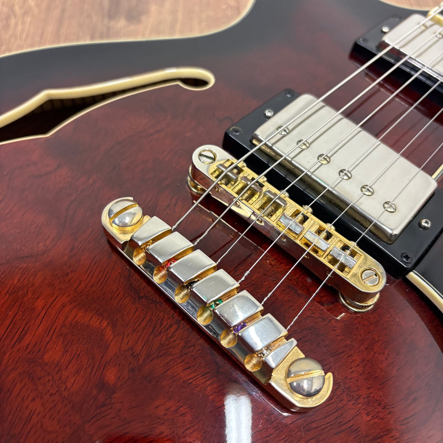 Pre-Owned Ibanez Artstar AM153-DBS - Dark Brown Sunburst