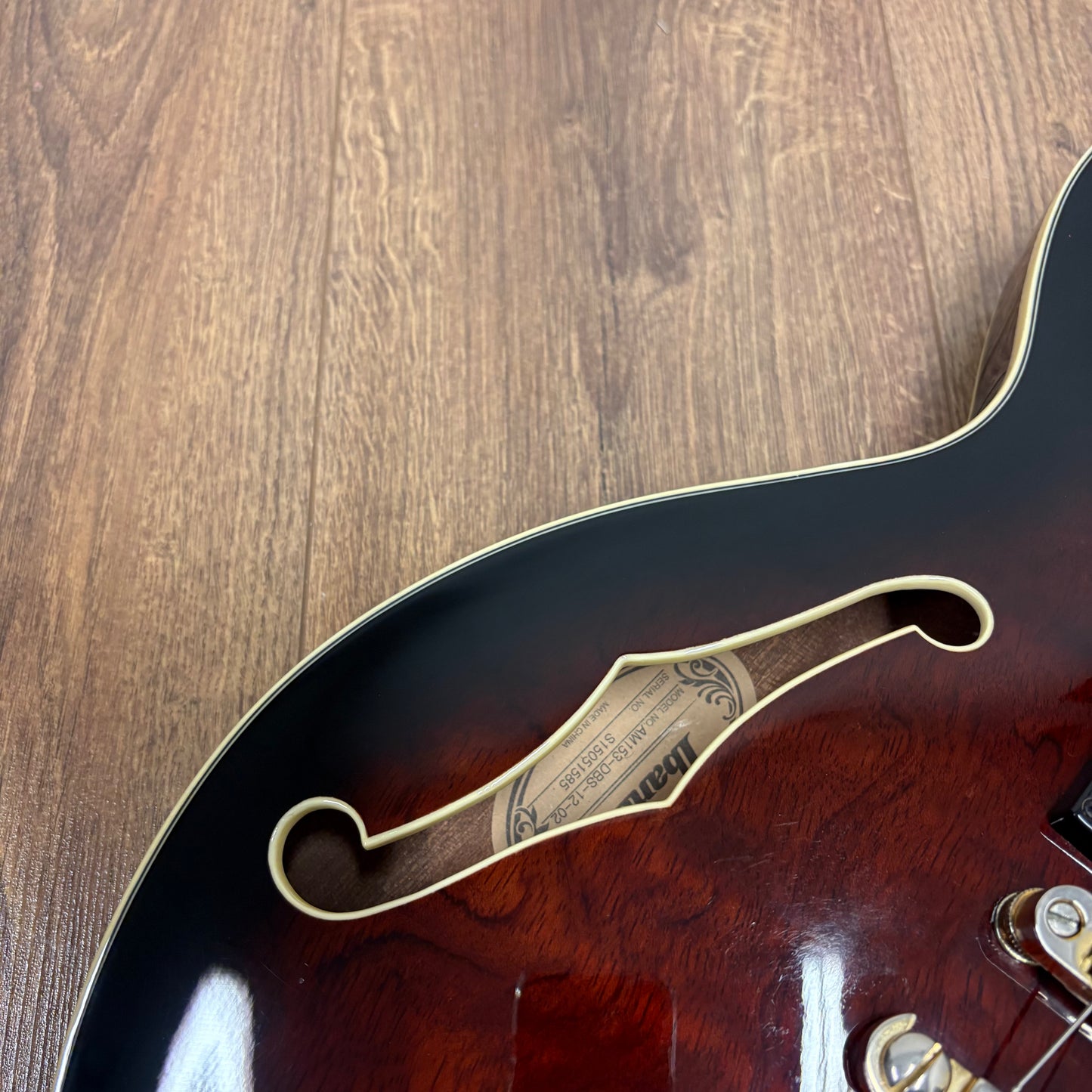 Pre-Owned Ibanez Artstar AM153-DBS - Dark Brown Sunburst