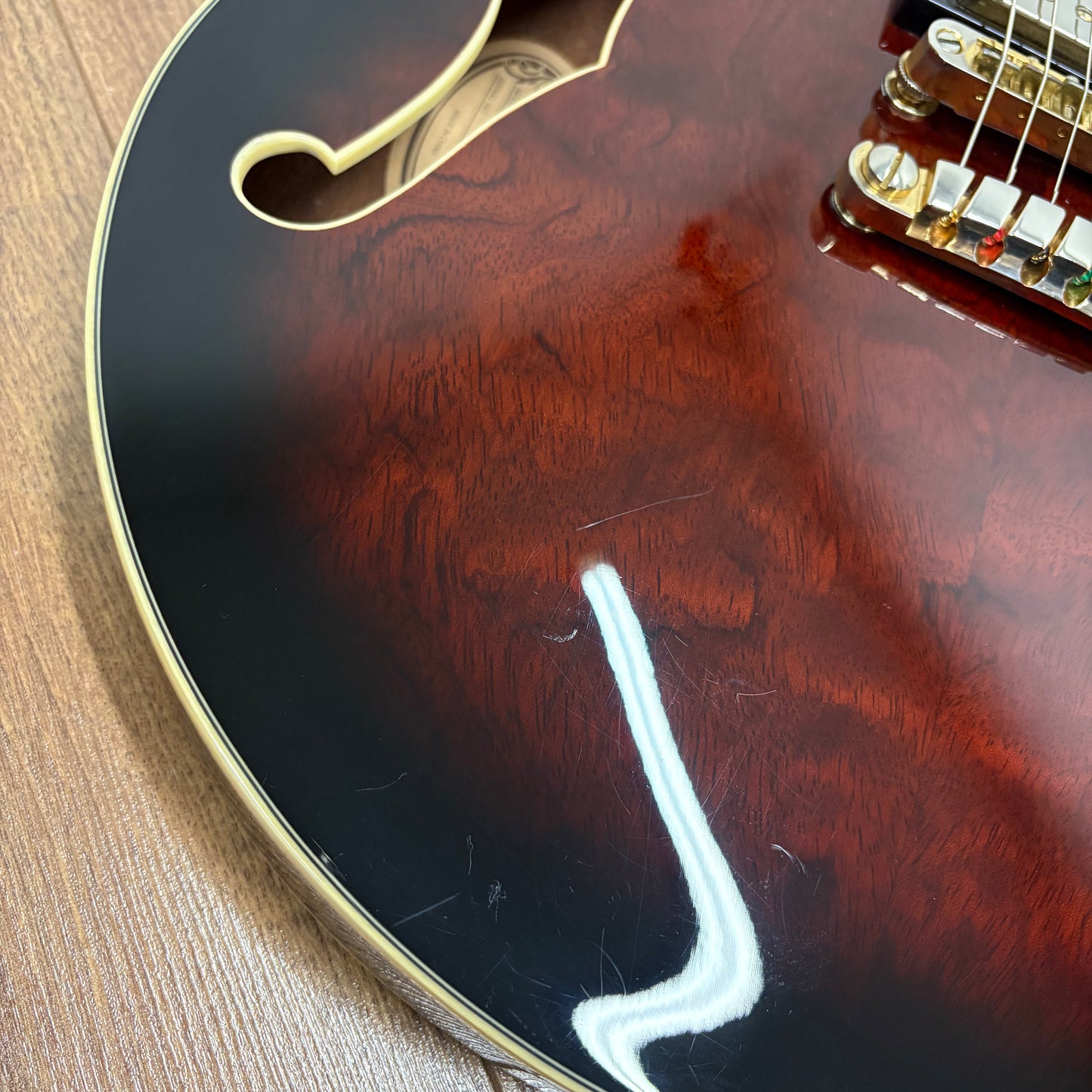 Pre-Owned Ibanez Artstar AM153-DBS - Dark Brown Sunburst