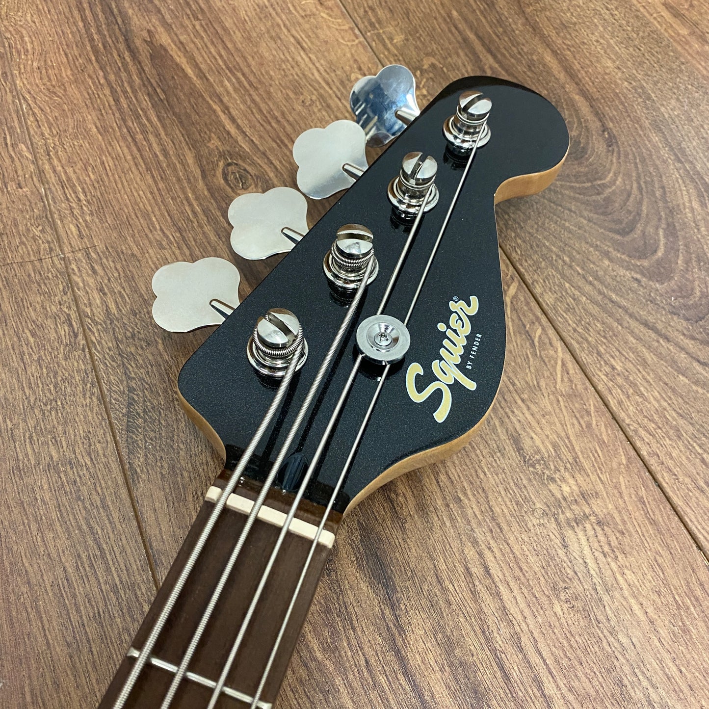 Pre-Owned Squier Paranormal Rascal HH Short-Scale Bass - Black Metallic