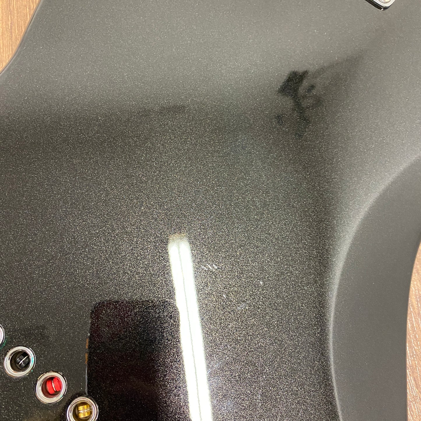 Pre-Owned Squier Paranormal Rascal HH Short-Scale Bass - Black Metallic