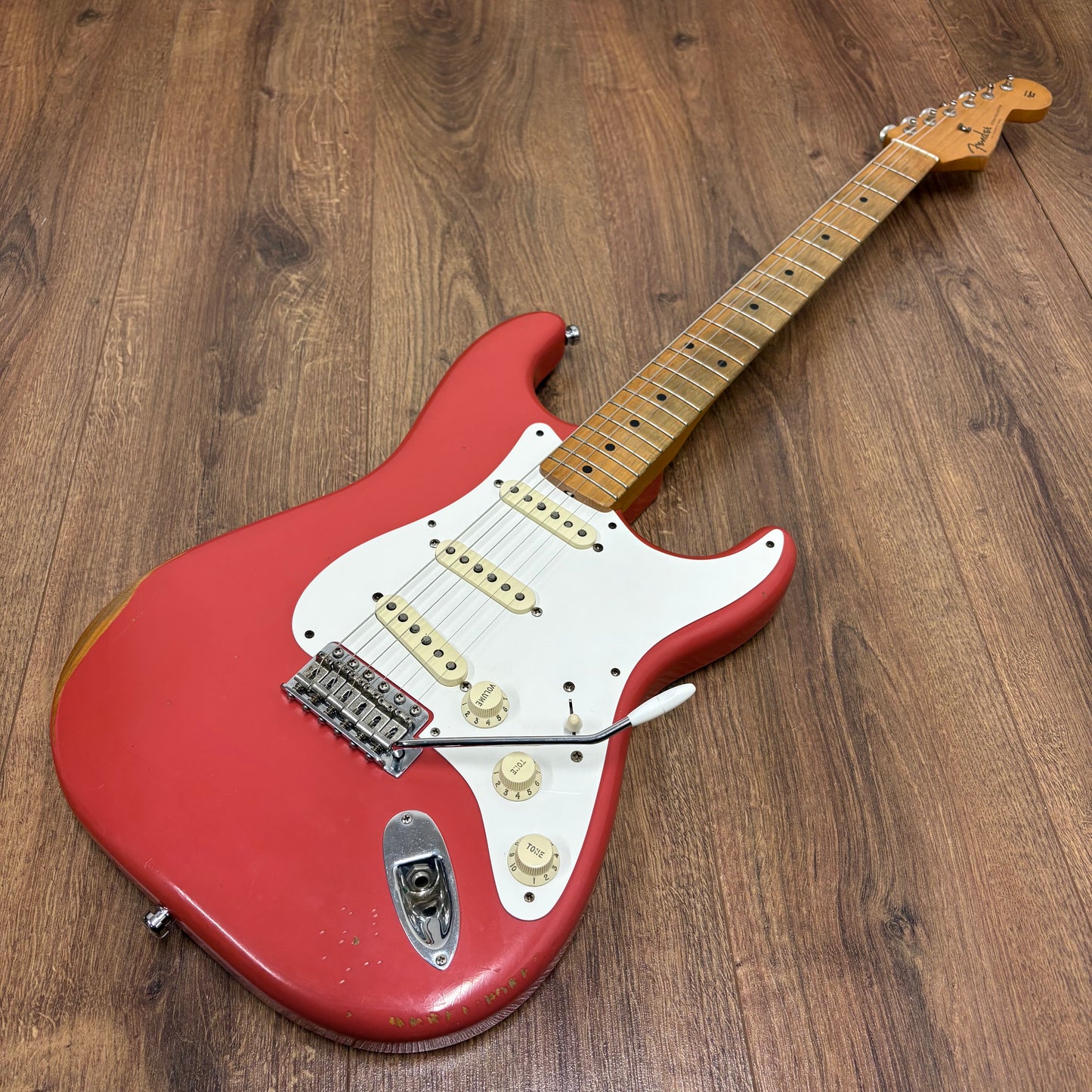 Pre-Owned Fender Vintera Road Worn '50s Stratocaster - Fiesta Red - 2021