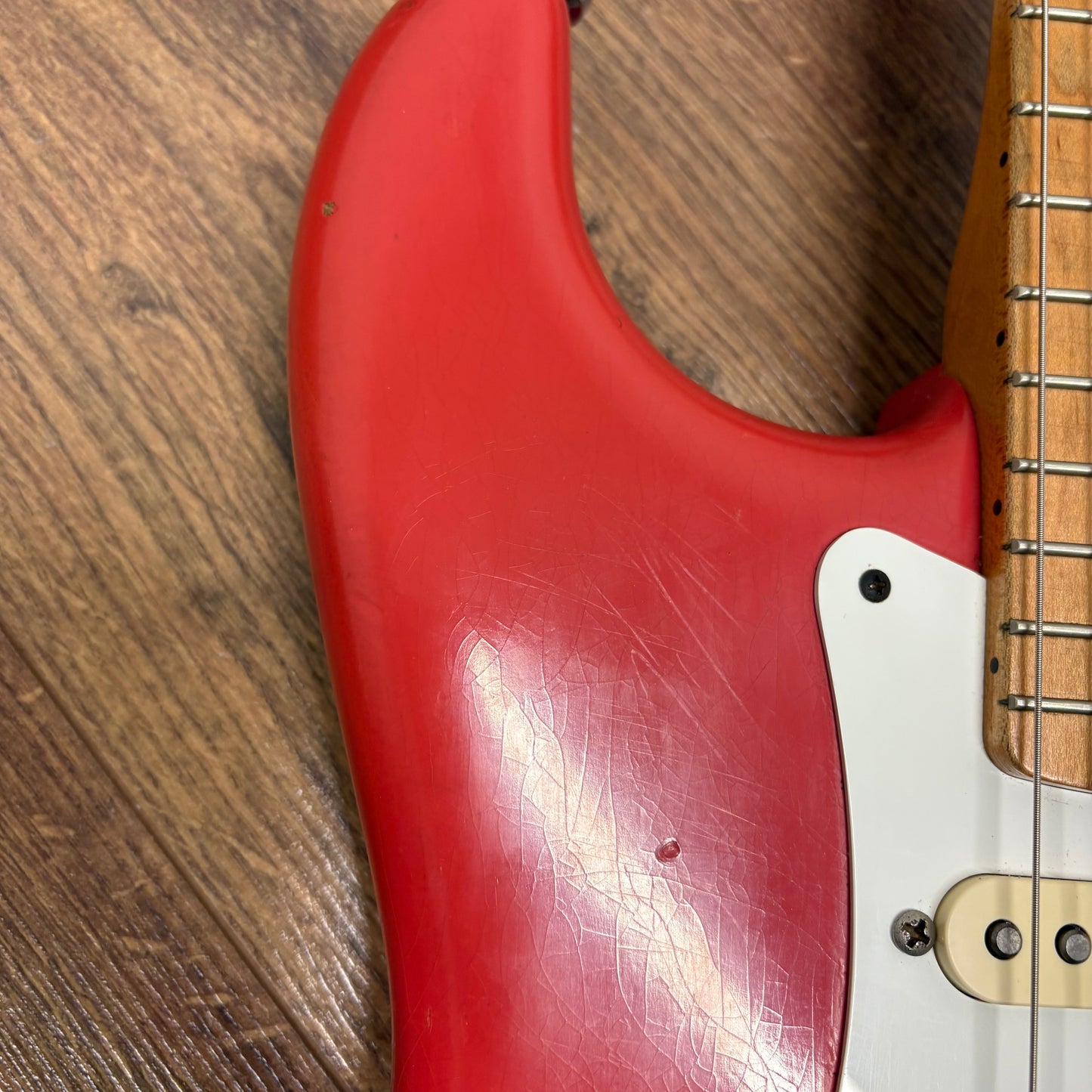 Pre-Owned Fender Vintera Road Worn '50s Stratocaster - Fiesta Red - 2021