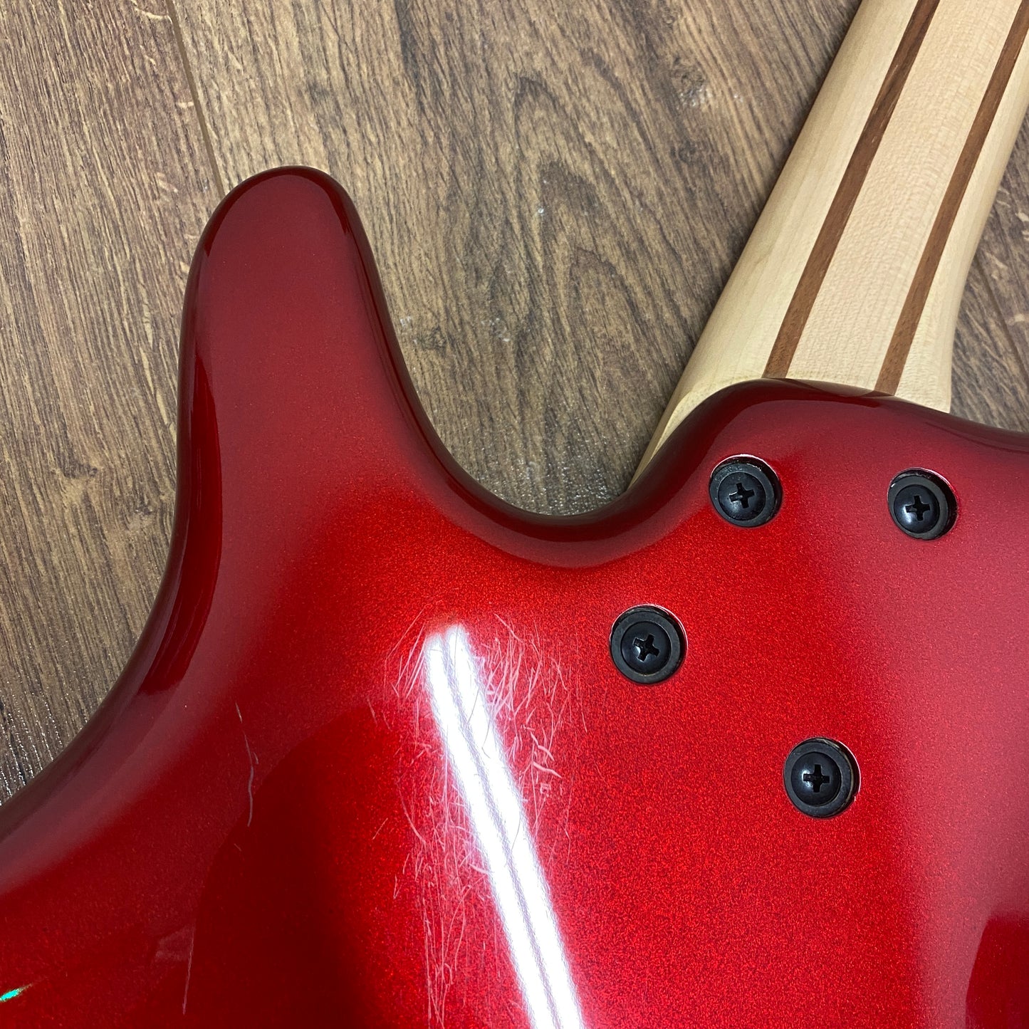 Pre-Owned Ibanez SR300EB Bass - Candy Apple Red