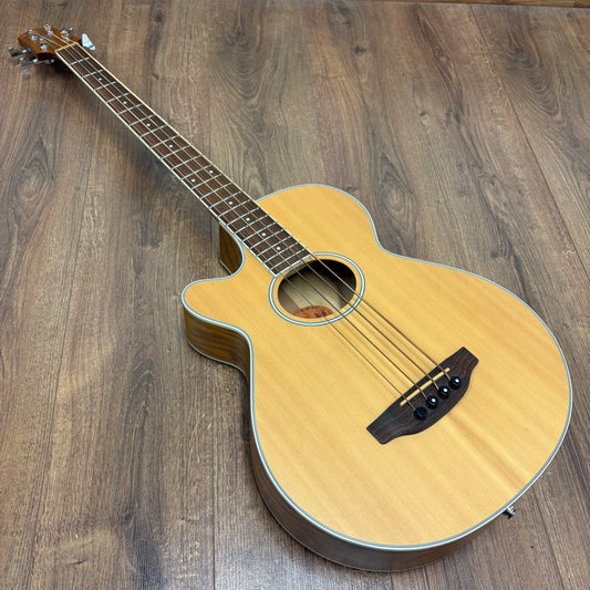 Pre-Owned Crafter BA400 EQ Electro-Acoustic Bass - Left Handed - Natural