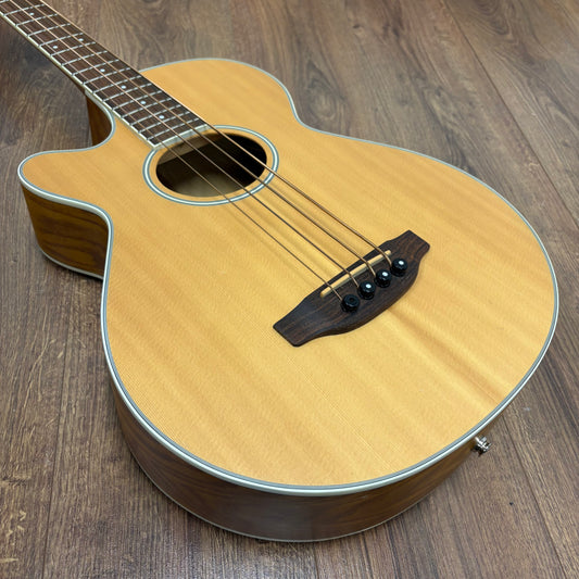 Pre-Owned Crafter BA400 EQ Electro-Acoustic Bass - Left Handed - Natural