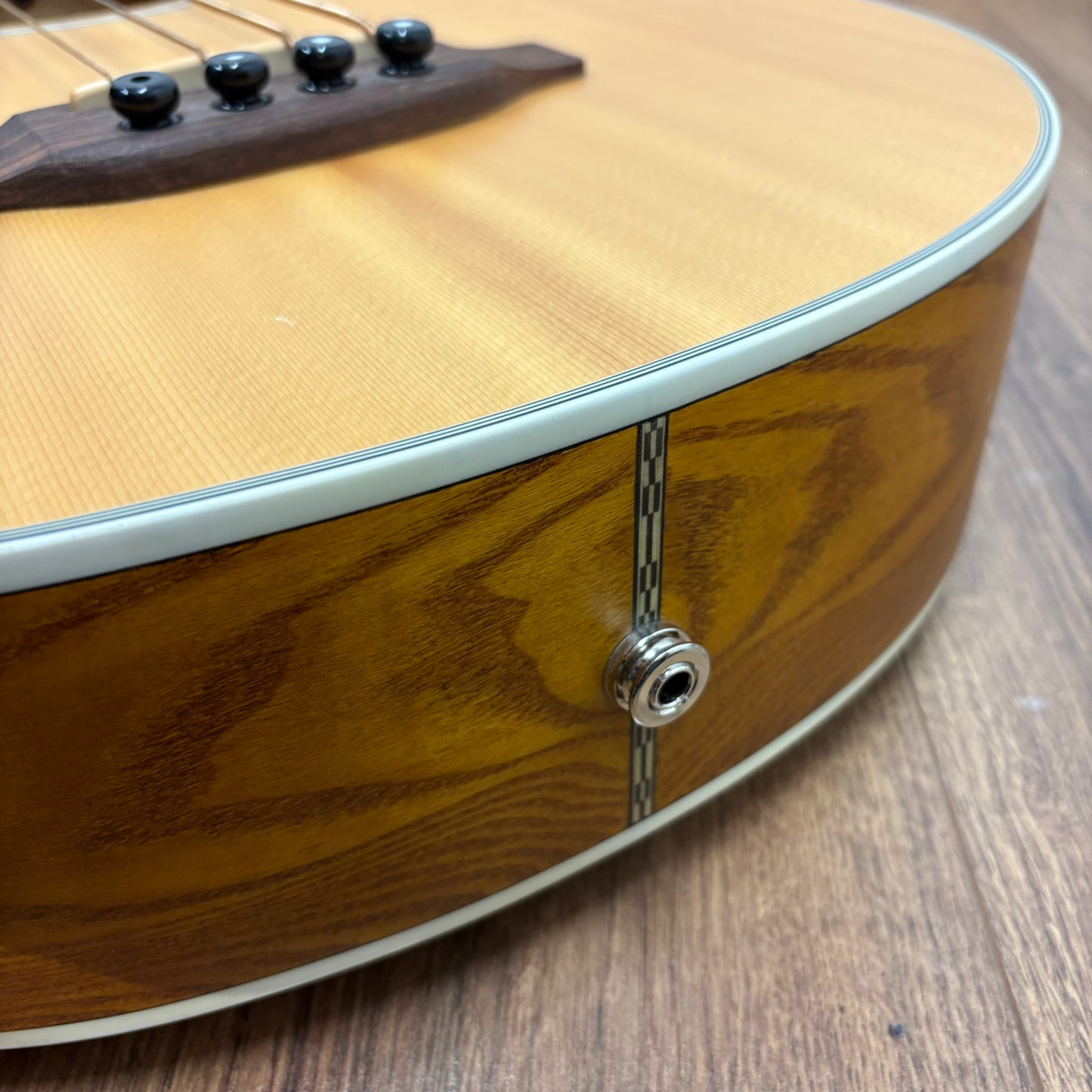 Pre-Owned Crafter BA400 EQ Electro-Acoustic Bass - Left Handed - Natural