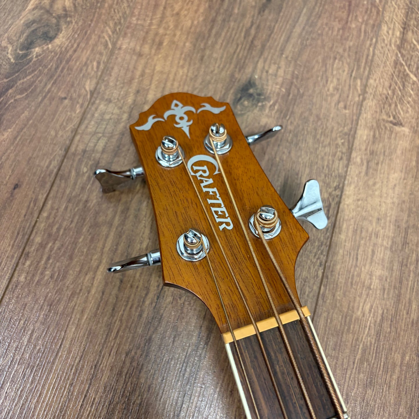 Pre-Owned Crafter BA400 EQ Electro-Acoustic Bass - Left Handed - Natural