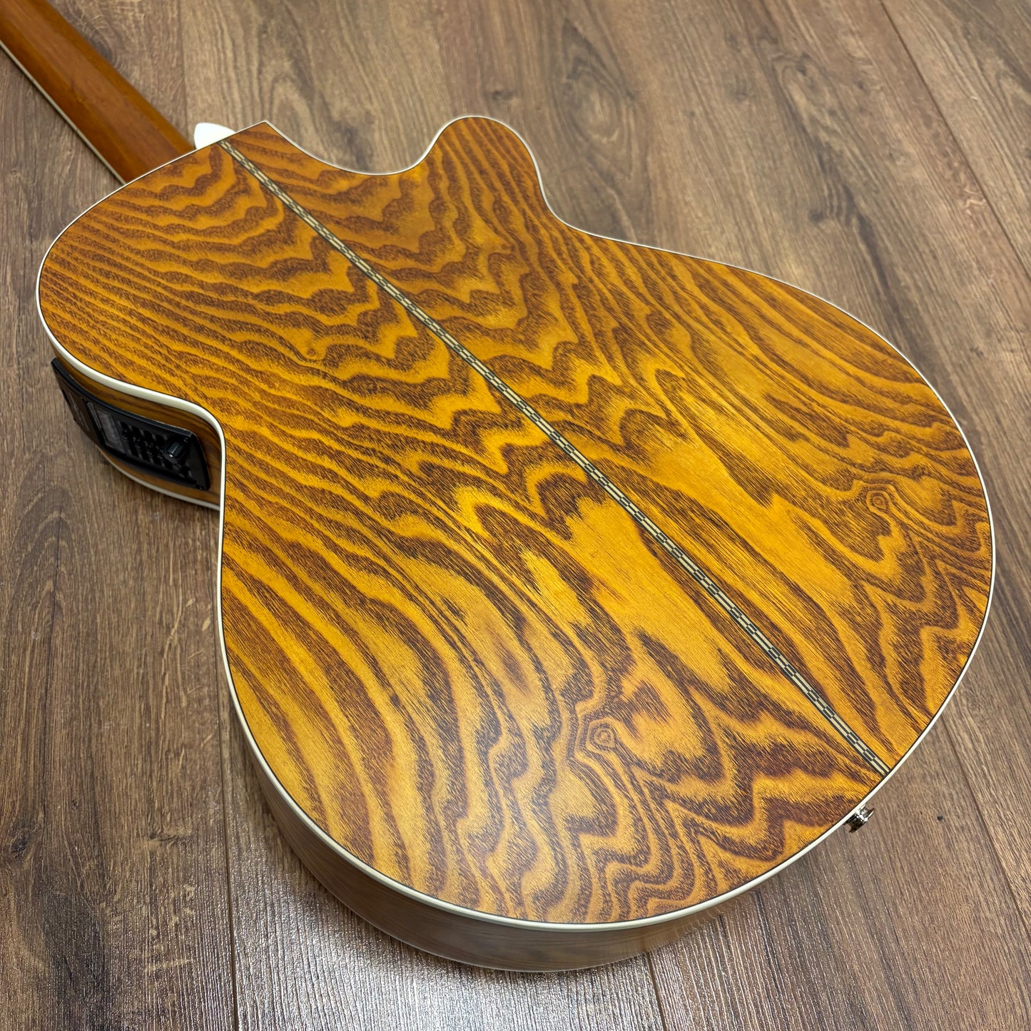 Pre-Owned Crafter BA400 EQ Electro-Acoustic Bass - Left Handed - Natural