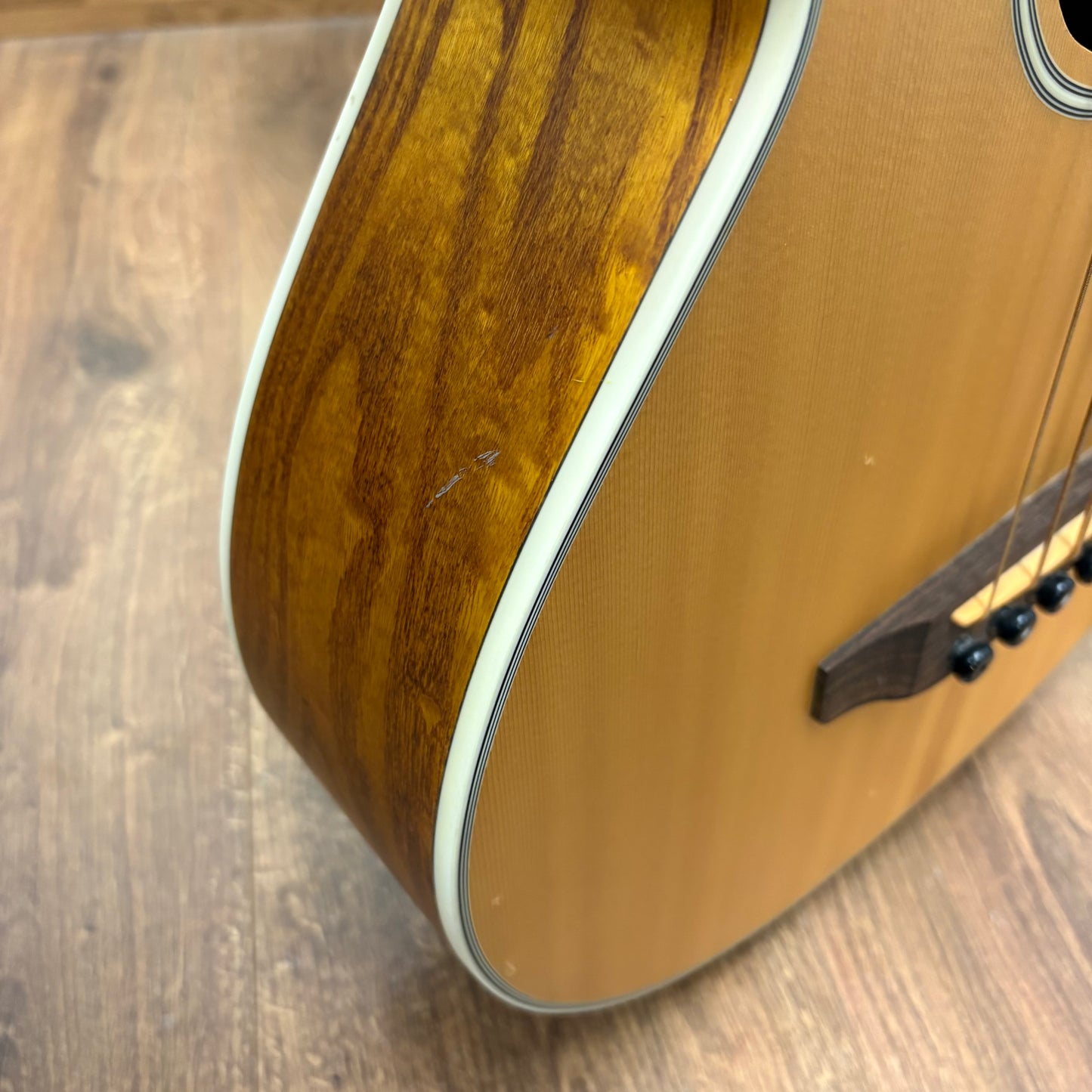 Pre-Owned Crafter BA400 EQ Electro-Acoustic Bass - Left Handed - Natural