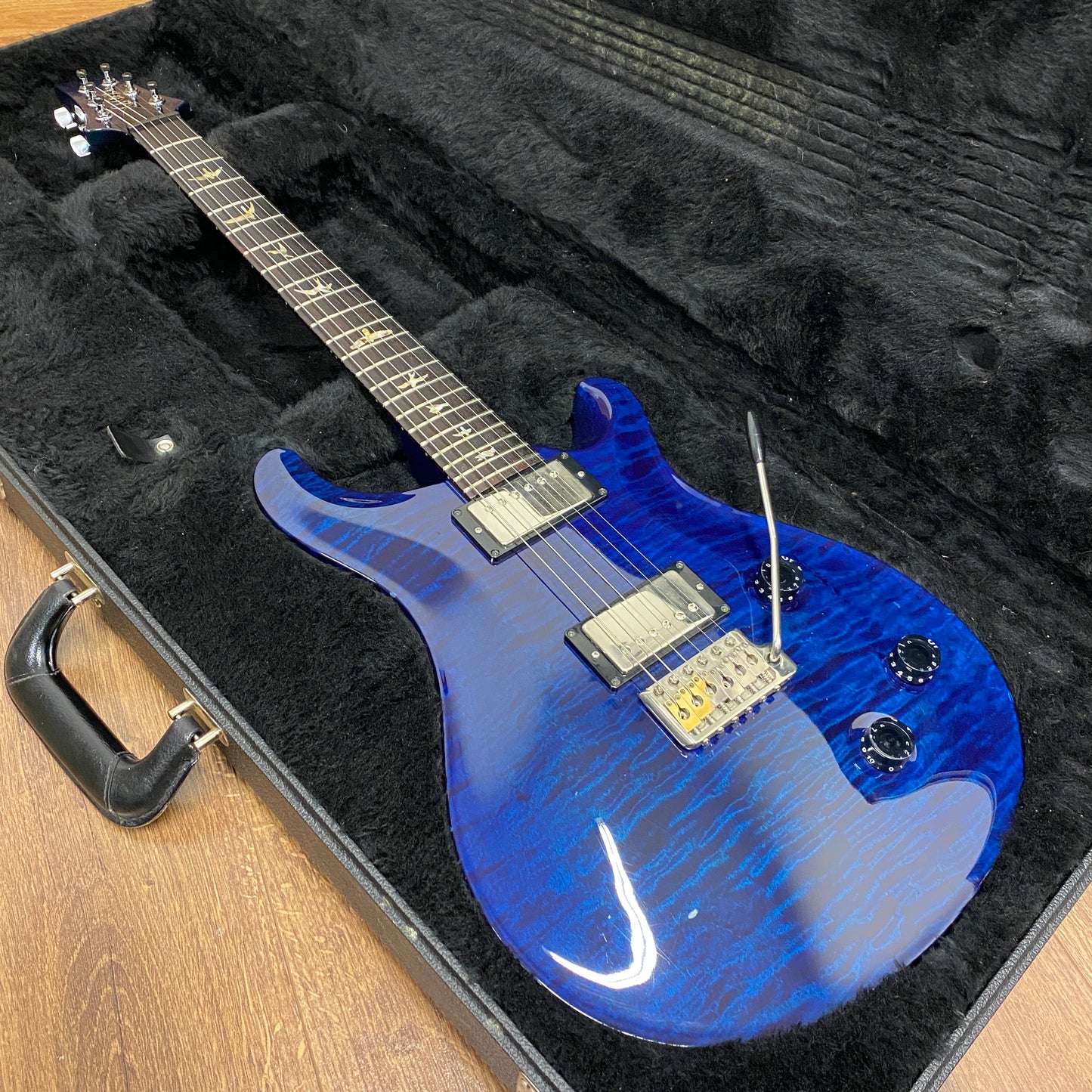 Pre-Owned PRS Custom 22 Quilted 10 Top - Royal Blue - 2007