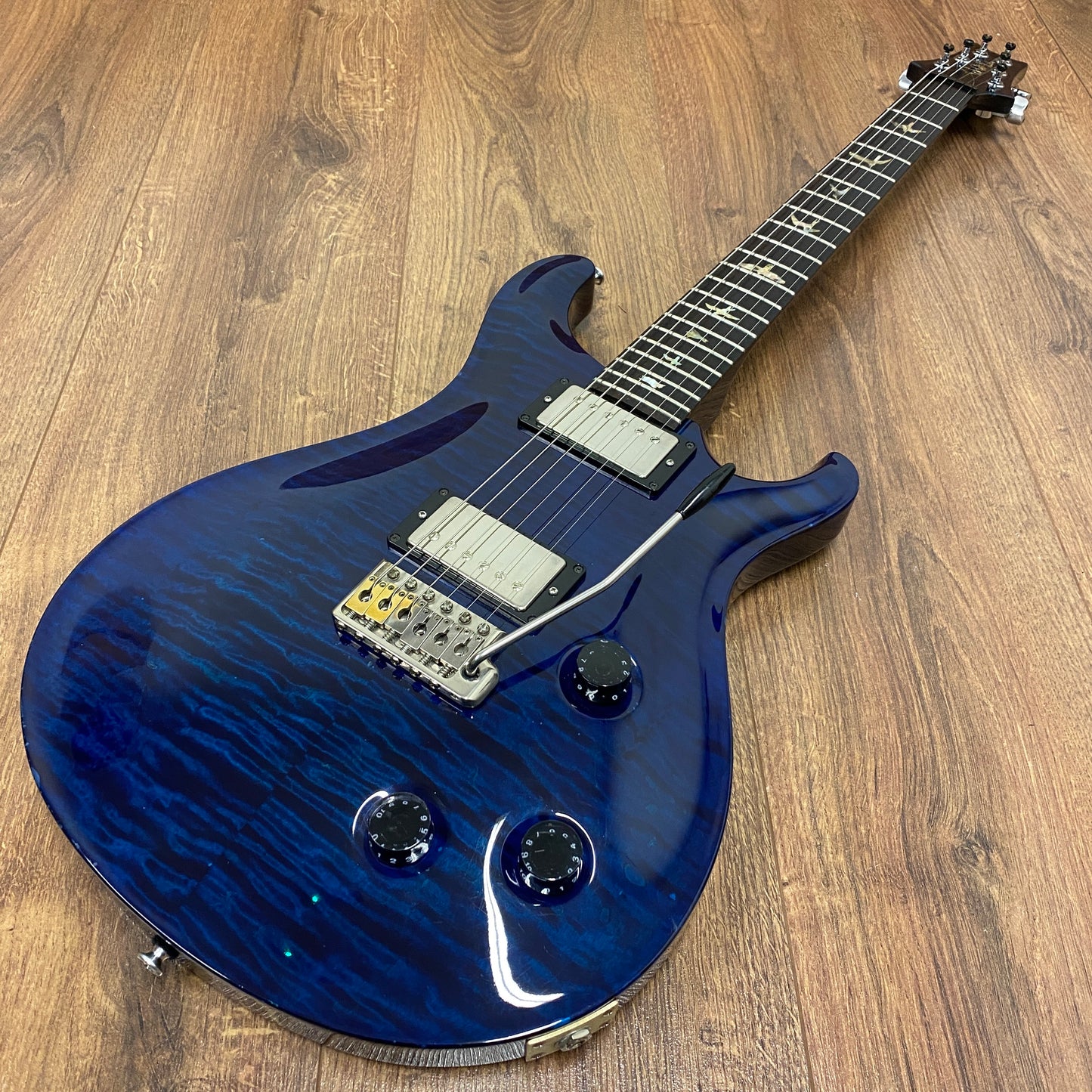 Pre-Owned PRS Custom 22 Quilted 10 Top - Royal Blue - 2007