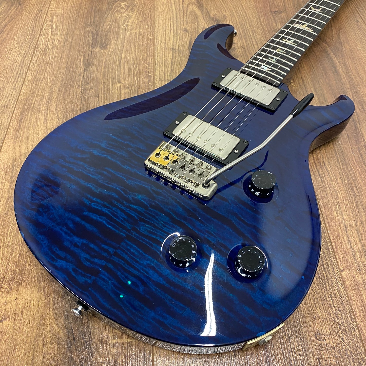 Pre-Owned PRS Custom 22 Quilted 10 Top - Royal Blue - 2007