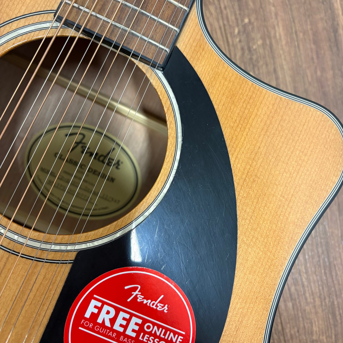 Pre-Owned Fender CD60SCE Electro-Acoustic 12-String - Natural
