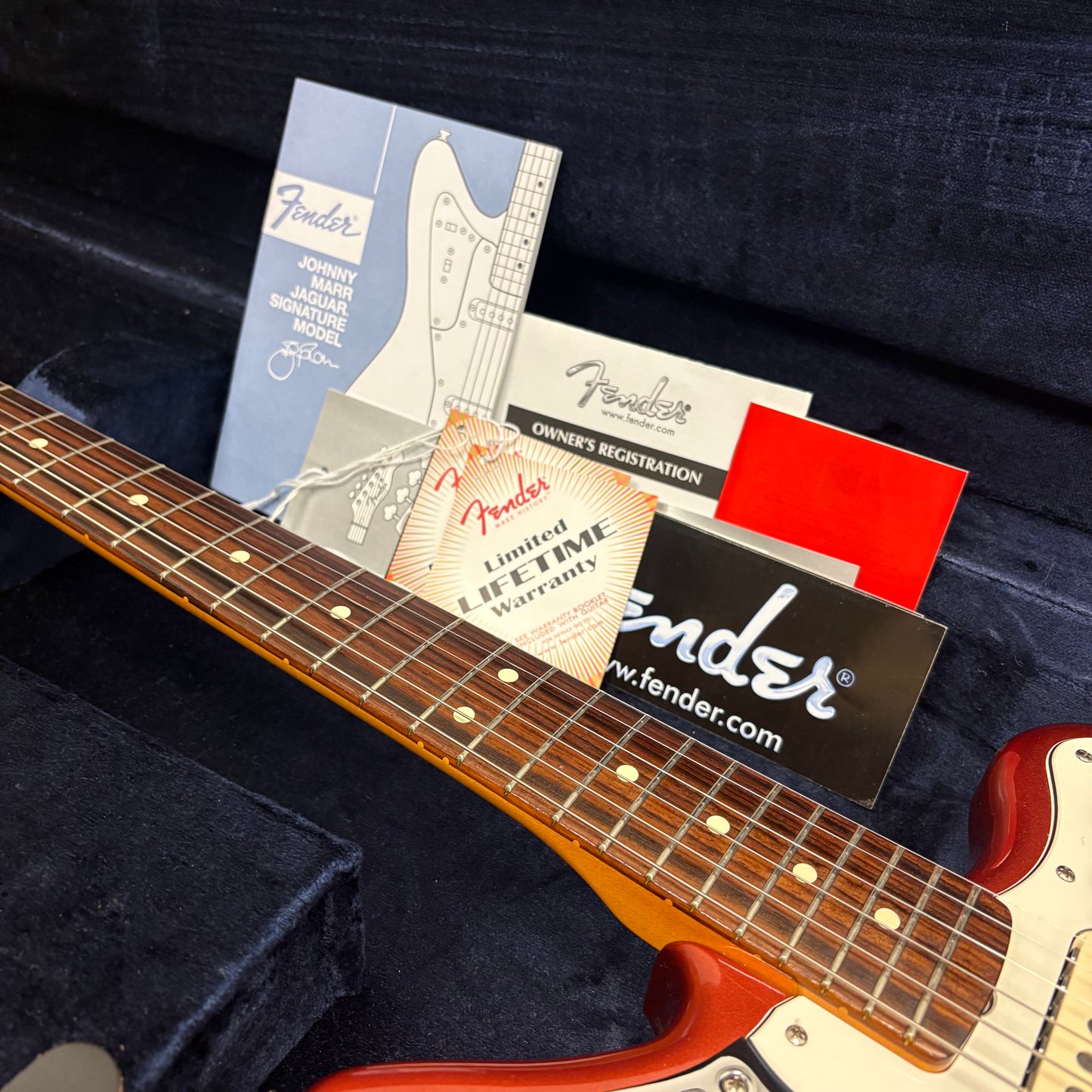 Pre-Owned Fender Johnny Marr Jaguar - Metallic KO - 2013