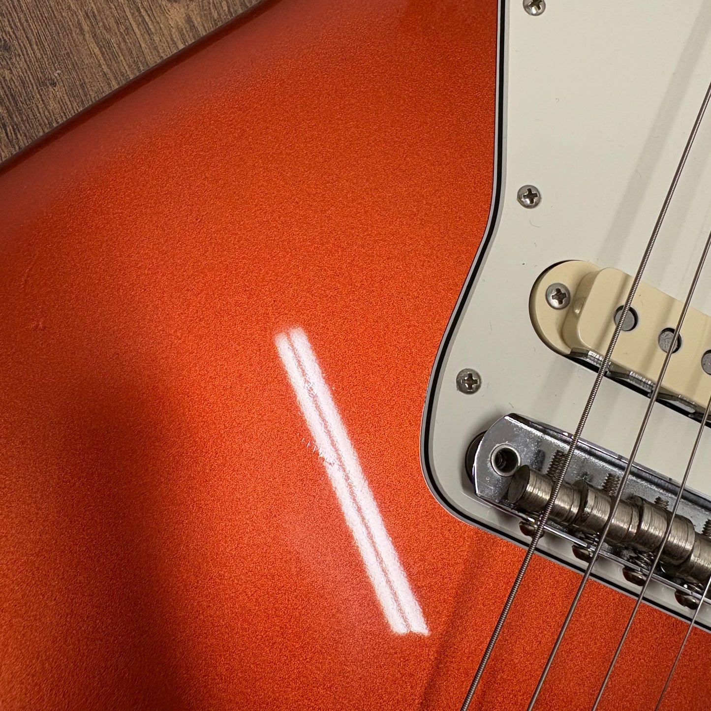 Pre-Owned Fender Johnny Marr Jaguar - Metallic KO - 2013