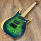 Pre-Owned Ibanez Iron Label RGDIX6MPB - Surreal Blue Burst