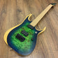 Pre-Owned Ibanez Iron Label RGDIX6MPB - Surreal Blue Burst