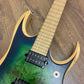 Pre-Owned Ibanez Iron Label RGDIX6MPB - Surreal Blue Burst