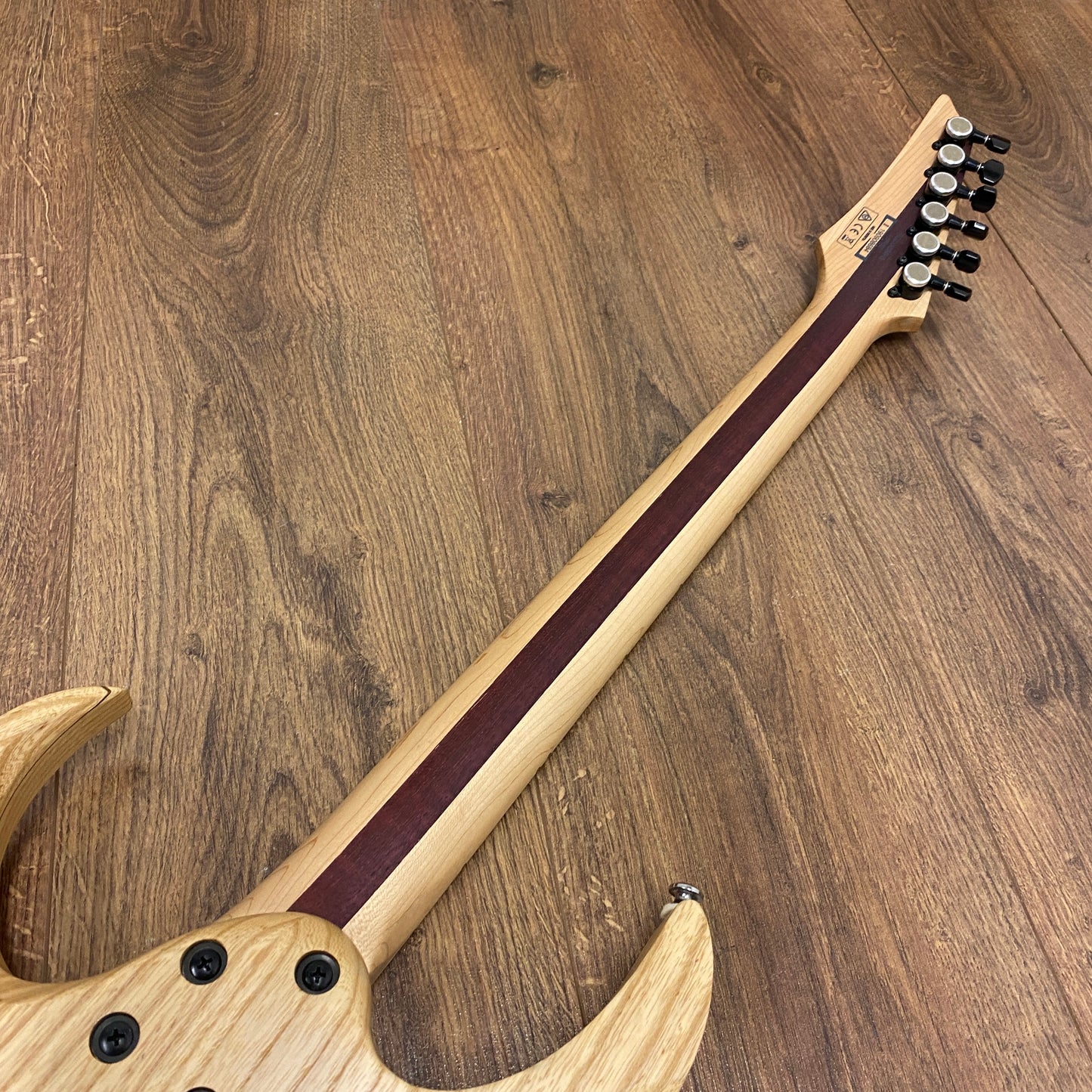 Pre-Owned Ibanez Iron Label RGDIX6MPB - Surreal Blue Burst