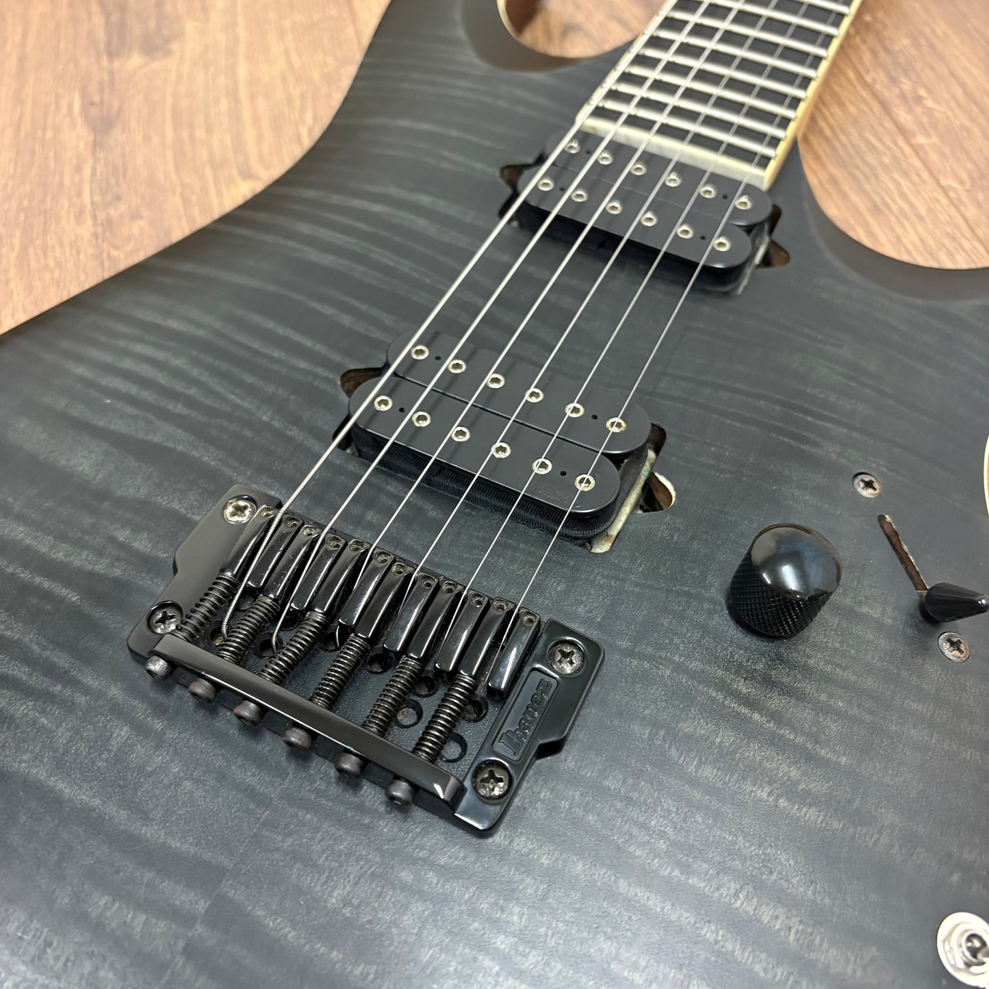 Pre-Owned Ibanez RGAIX6FMT Iron Label - Transparent Grey