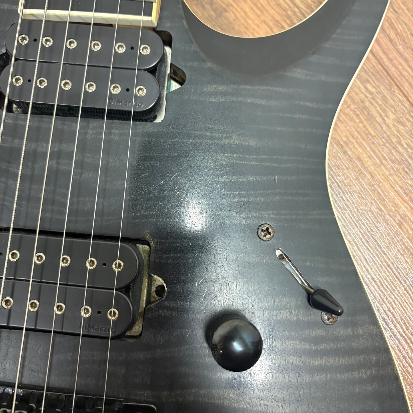 Pre-Owned Ibanez RGAIX6FMT Iron Label - Transparent Grey