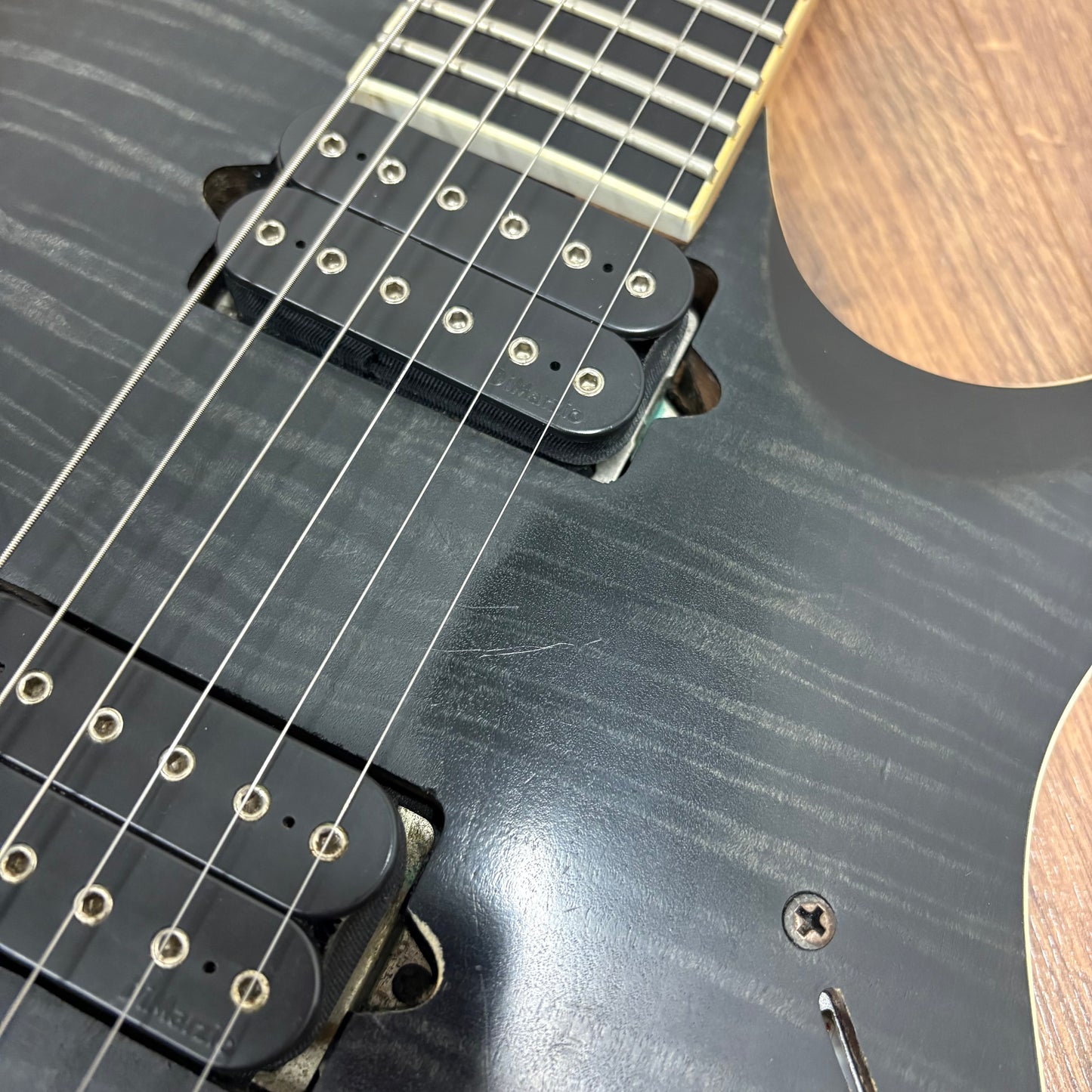 Pre-Owned Ibanez RGAIX6FMT Iron Label - Transparent Grey