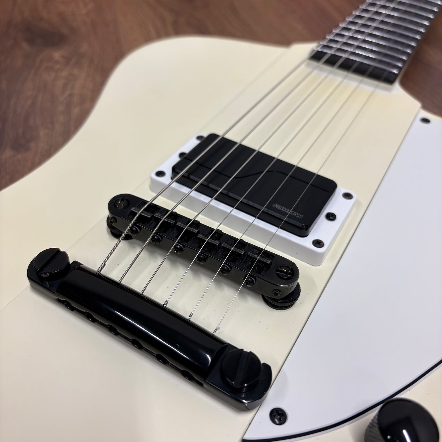 Pre-Owned LTD Phoenix Arctic Metal - Snow White Satin