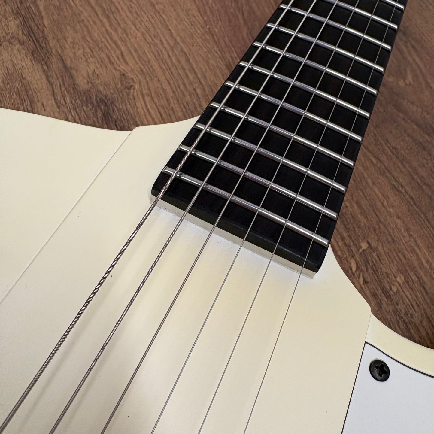Pre-Owned LTD Phoenix Arctic Metal - Snow White Satin