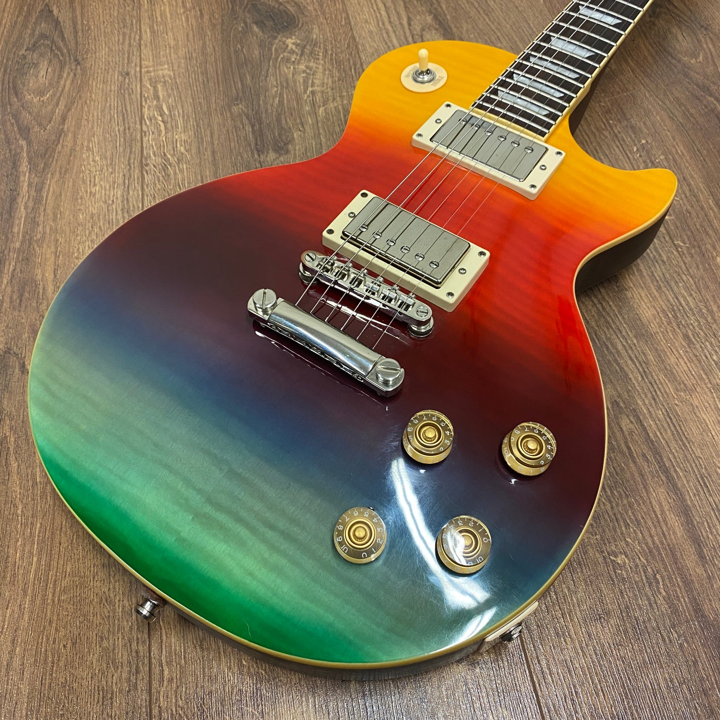 Pre-Owned Epiphone Limited Edition Les Paul Tribute Plus - Rainbow Prizm