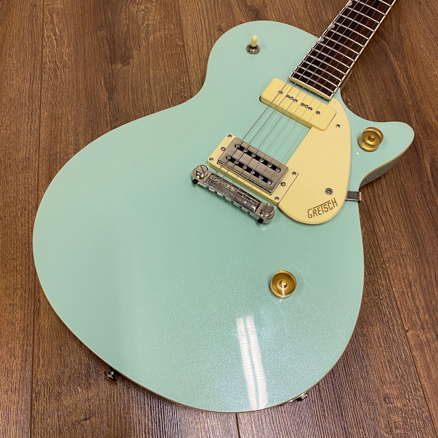 Pre-Owned Gretsch G2215-P90 Streamliner Jet Club - Mint Metallic