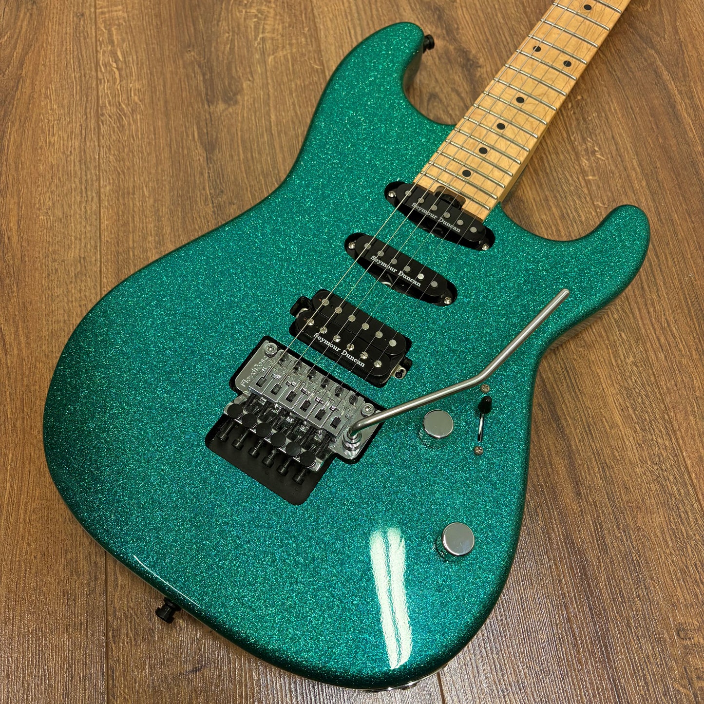 Pre-Owned Charvel Pro-Mod San Dimas Style 1 HSS - Aqua Flake