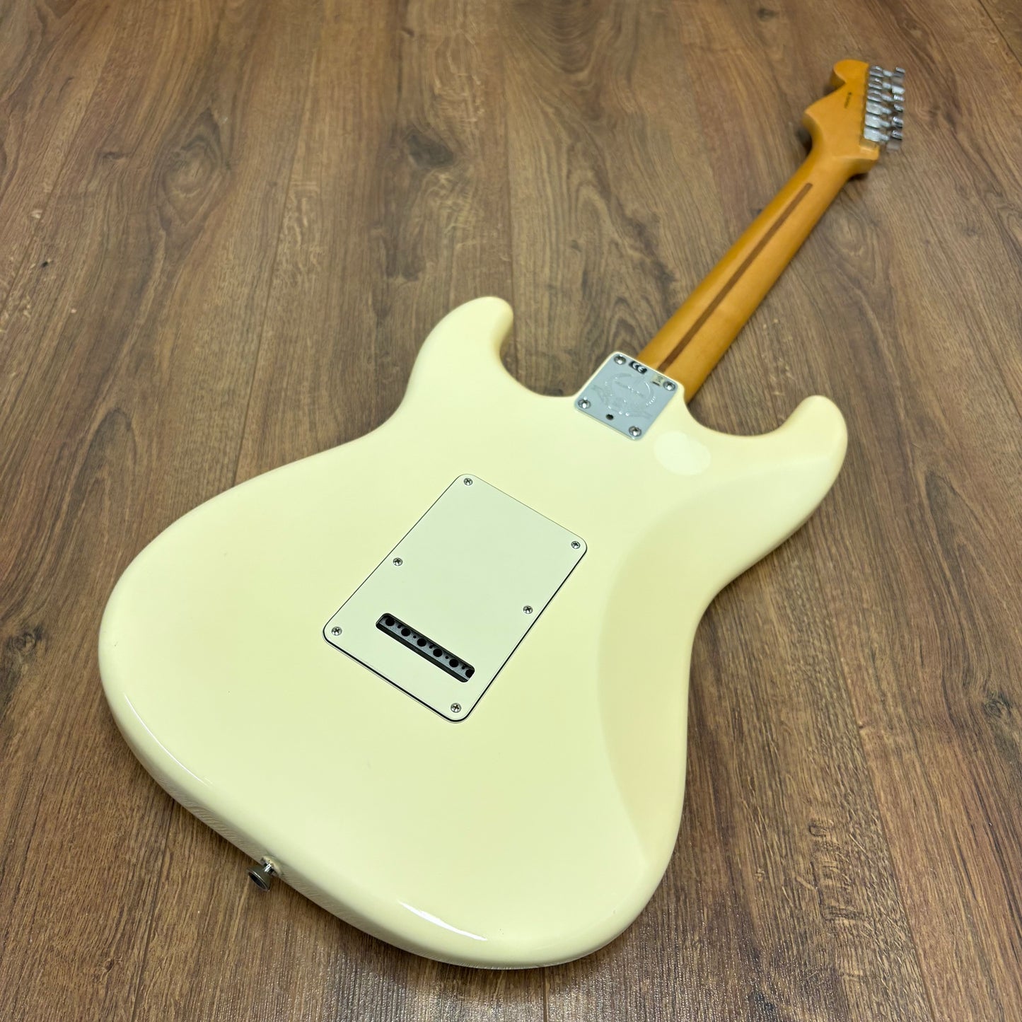 Pre-Owned Fender American Standard Stratocaster - Olympic White - 2014