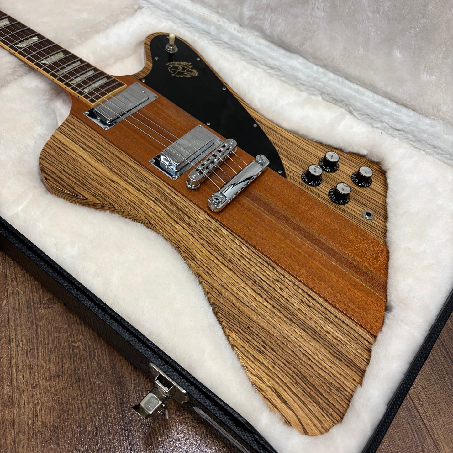 Pre-Owned Gibson Firebird V - Zebrawood - 2007 Guitar Of The Week #12