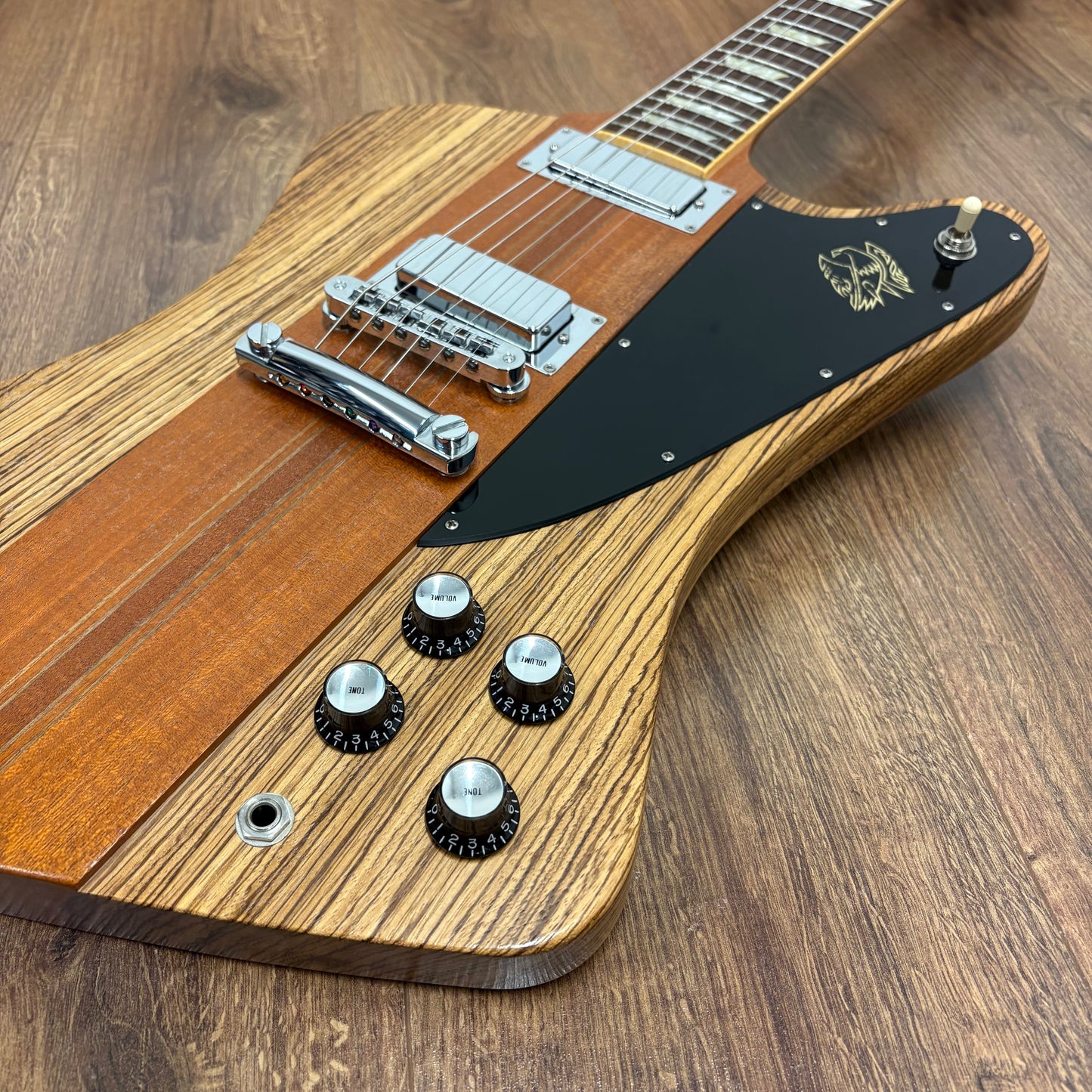 Pre-Owned Gibson Firebird V - Zebrawood - 2007 Guitar Of The Week #12