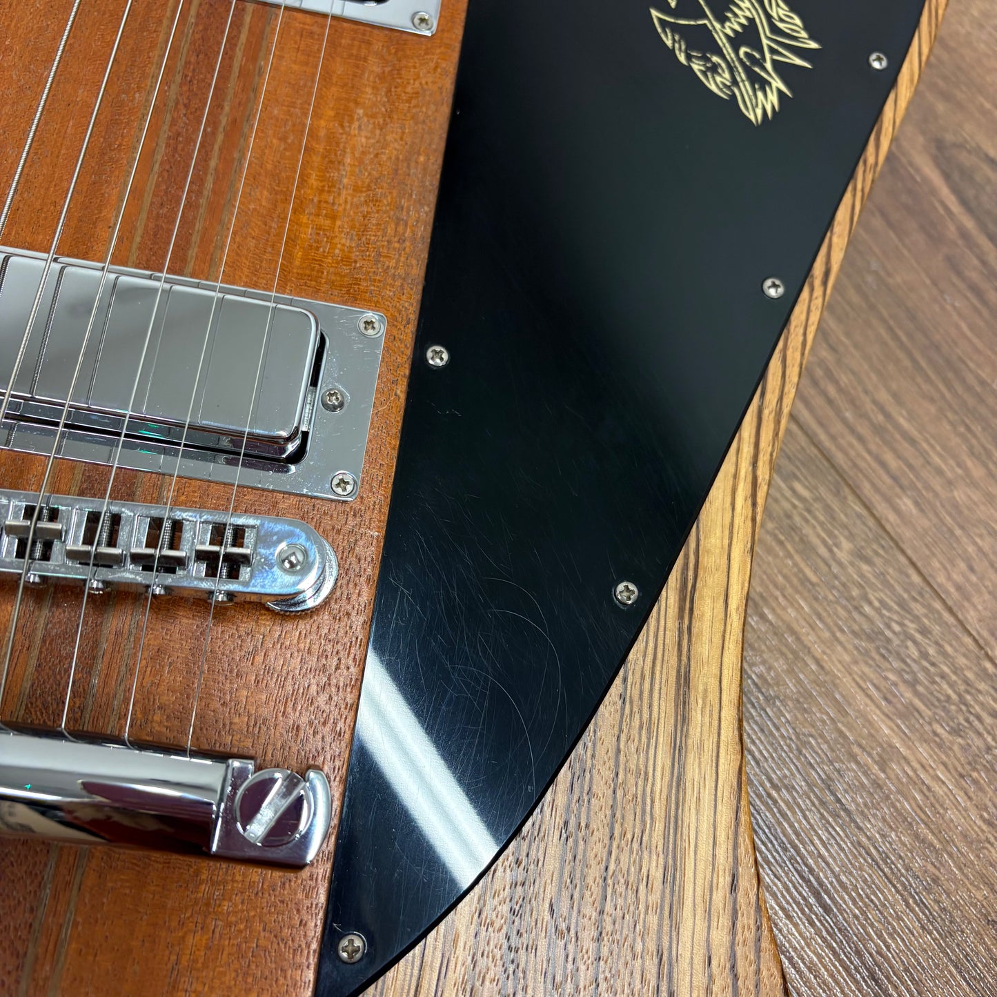 Pre-Owned Gibson Firebird V - Zebrawood - 2007 Guitar Of The Week #12