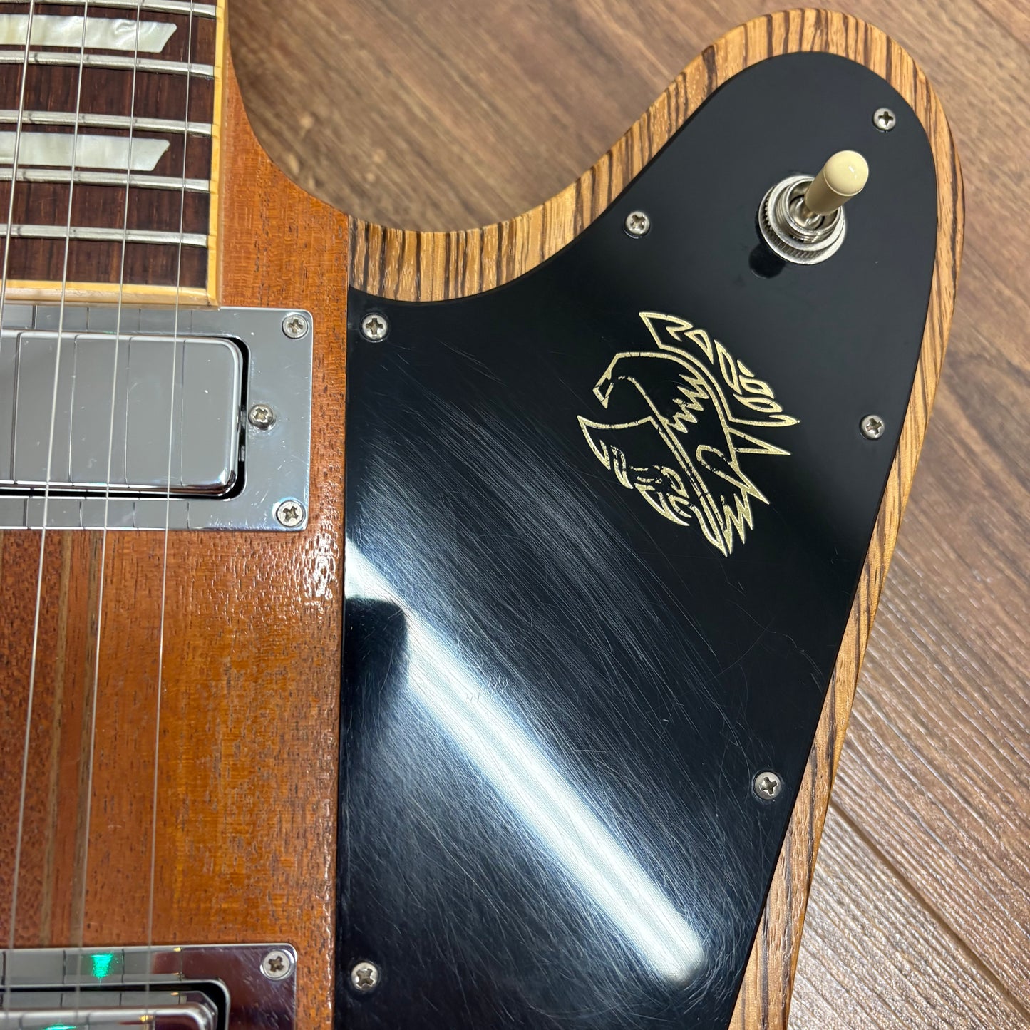 Pre-Owned Gibson Firebird V - Zebrawood - 2007 Guitar Of The Week #12