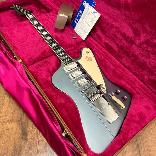 Pre-Owned Gibson Firebird VII Reissue DSF7 - Blue Mist - 2002