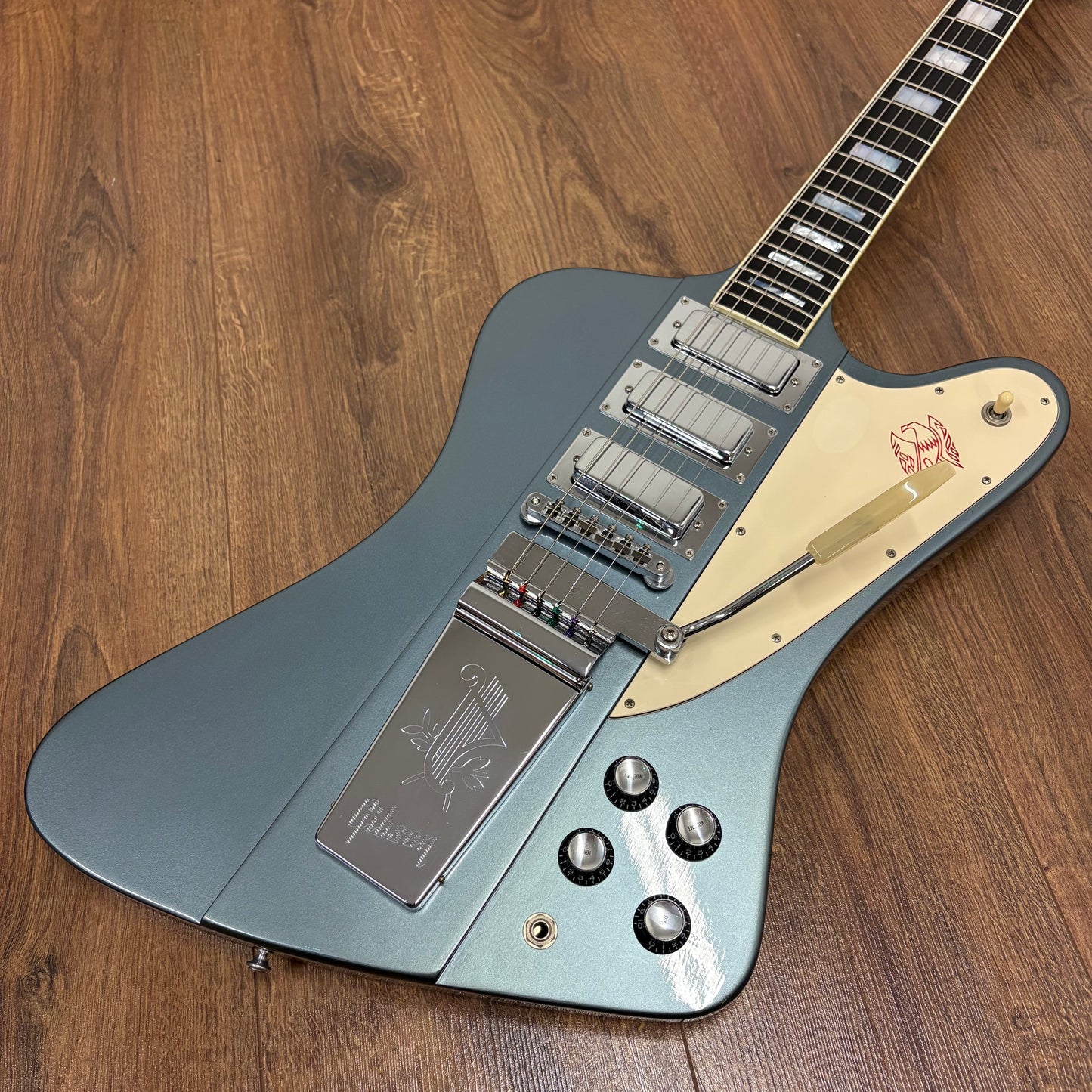 Pre-Owned Gibson Firebird VII Reissue DSF7 - Blue Mist - 2002