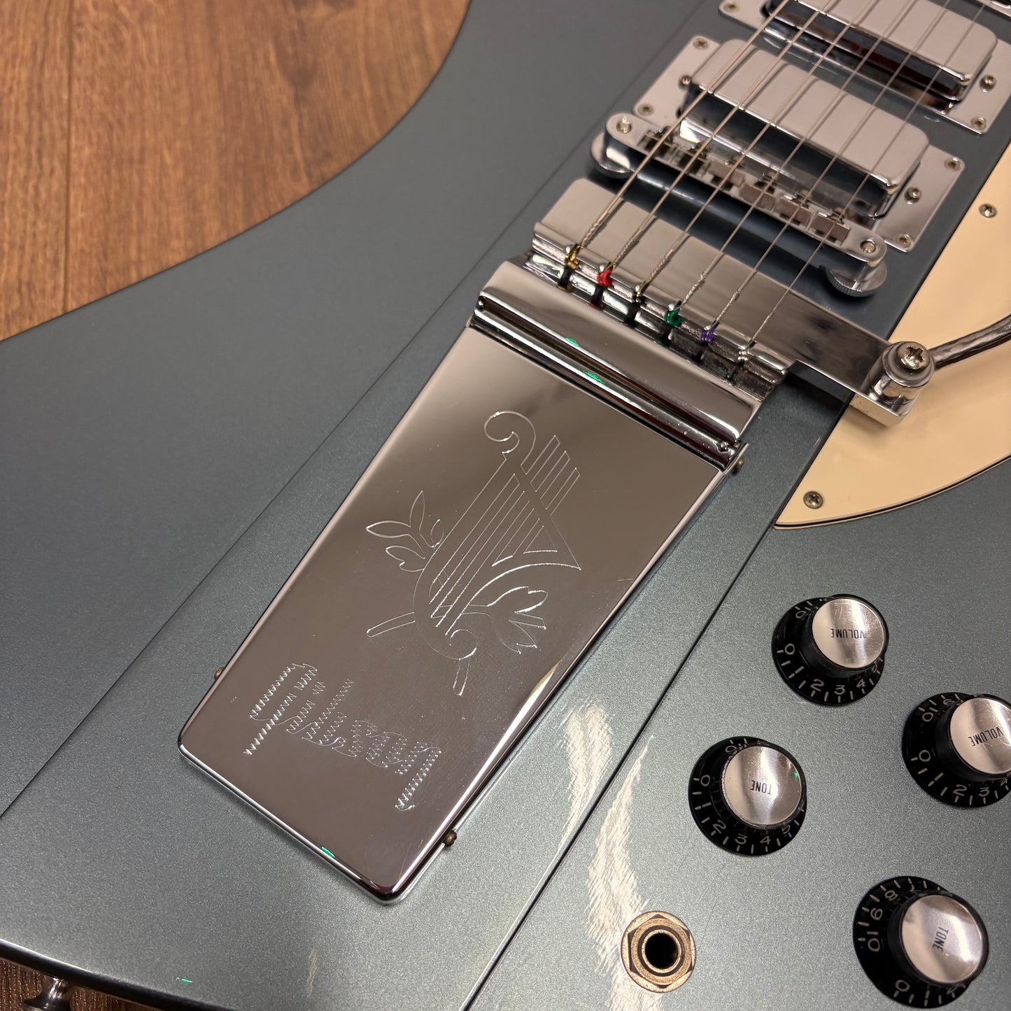 Pre-Owned Gibson Firebird VII Reissue DSF7 - Blue Mist - 2002